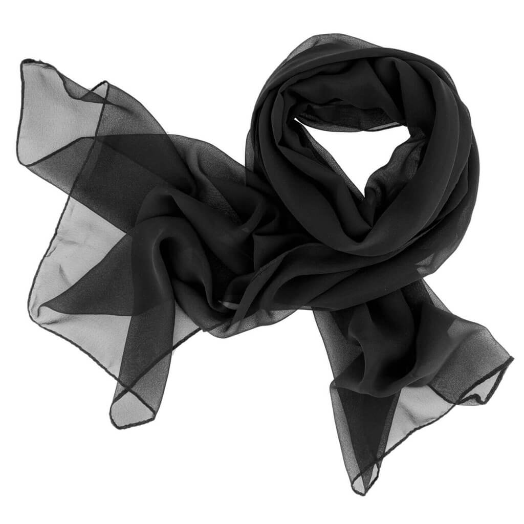 Damen Schal Tuch in Schwarz