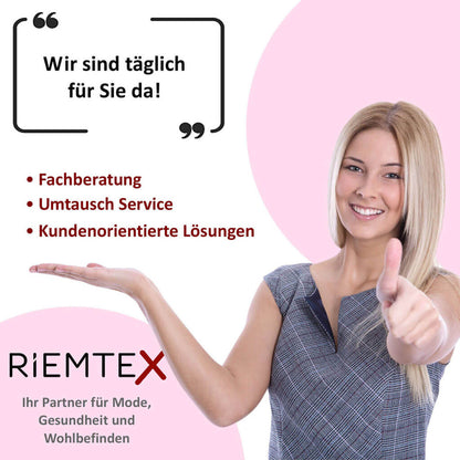 Kompressionsstrümpfe und Stützstrümpfe RIEMTEX Klasse 2 Damen Herren in Burgundy Rot