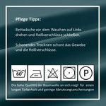Bettwäsche Set - Mako Satin - Petrol - RIEMTEX