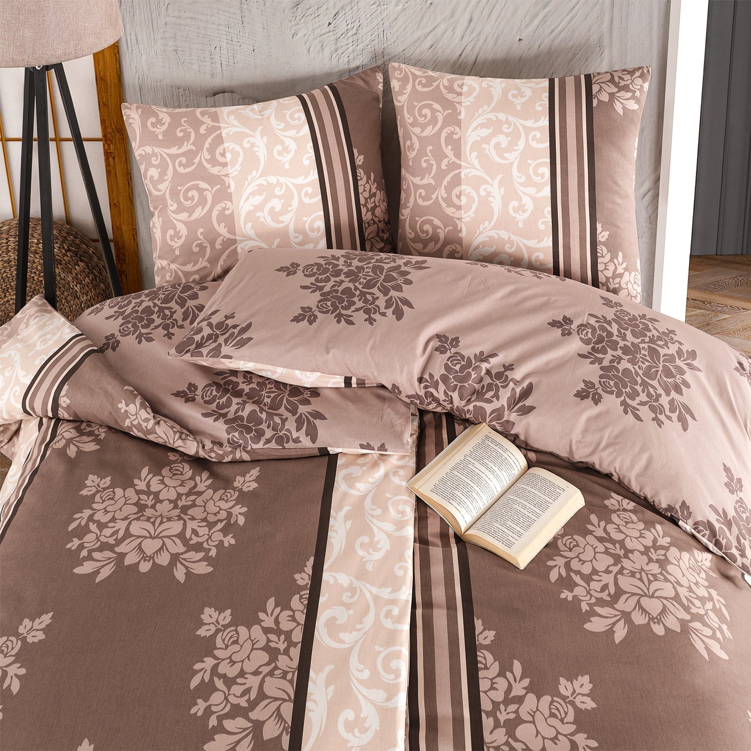 Bettwäsche Set - Renforcé - Natura Brown - RIEMTEX