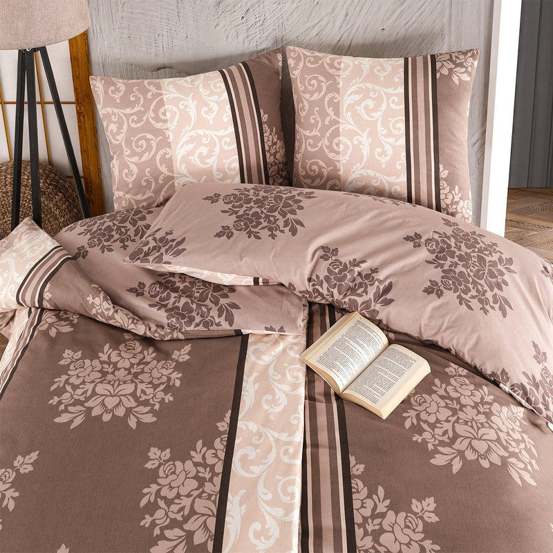 Bettwäsche Set - Renforcé - Natura Brown - RIEMTEX