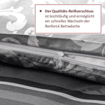Bettwäsche Set - Renforcé - Natura Grey - RIEMTEX