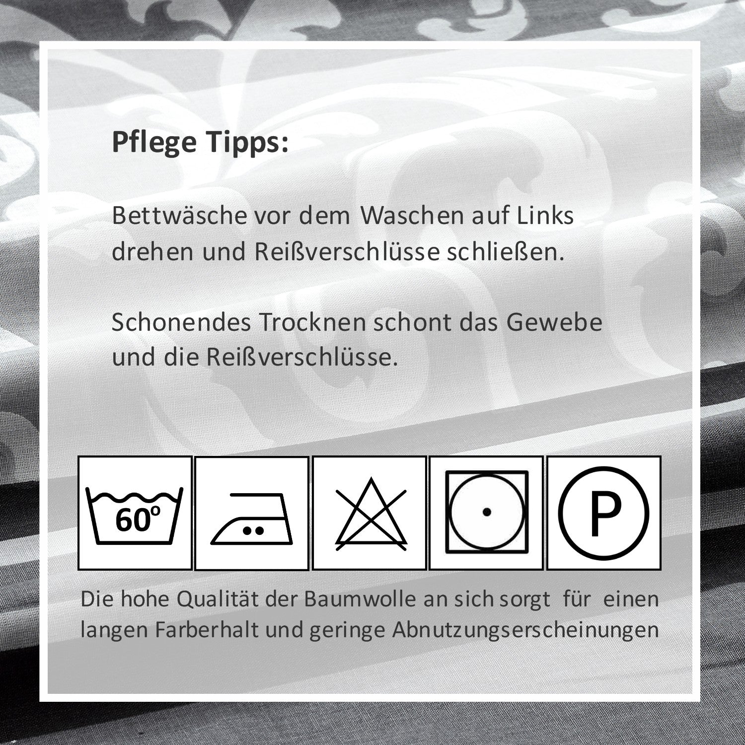 Bettwäsche Set - Renforcé - Natura Grey - RIEMTEX