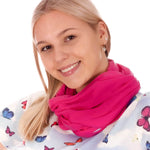 Damen Loop Schal Schlauchschal in Pink - RIEMTEX
