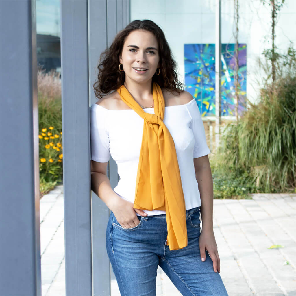 Damen Schal Tuch in Rot - RIEMTEX