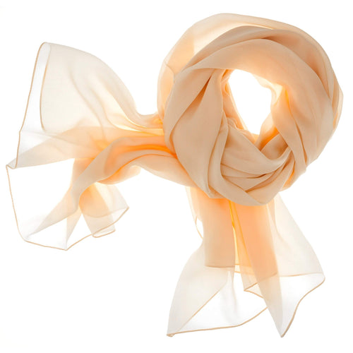 Damen Seidenschal in Cappuccino - RIEMTEX