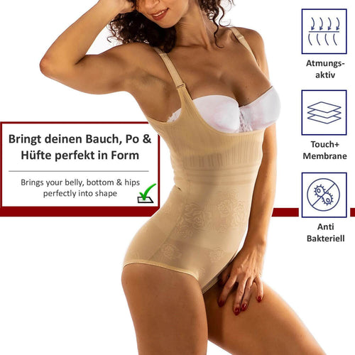 Damen Shapewear Formbody Beige - RIEMTEX