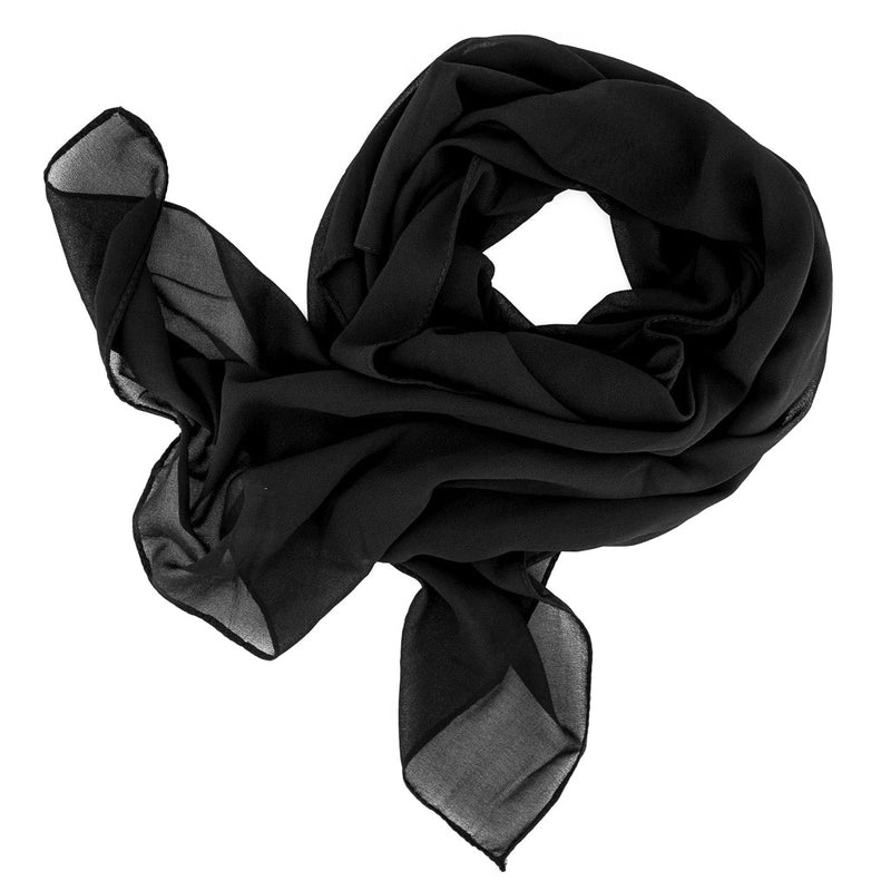 Damenschal aus Chiffon in Schwarz - RIEMTEX