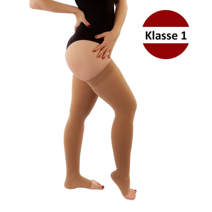 Medizinische Kompressionstrümpfe Klasse 1 Beige - RIEMTEX
