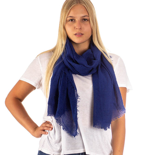 Pashmina Schal in Blau - RIEMTEX