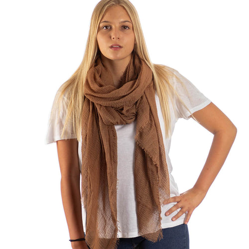 Pashmina Schal in Braun - RIEMTEX