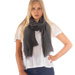 Pashmina Schal in Dunkelgrau - RIEMTEX