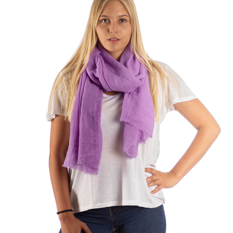 Pashmina Schal in Flieder - RIEMTEX