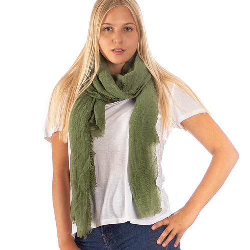 Pashmina Schal in Olive - RIEMTEX