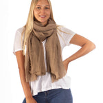 Pashmina Schal in Perubraun - RIEMTEX