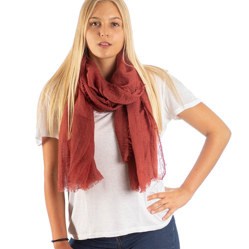 Pashmina Schal in Rosewood - RIEMTEX