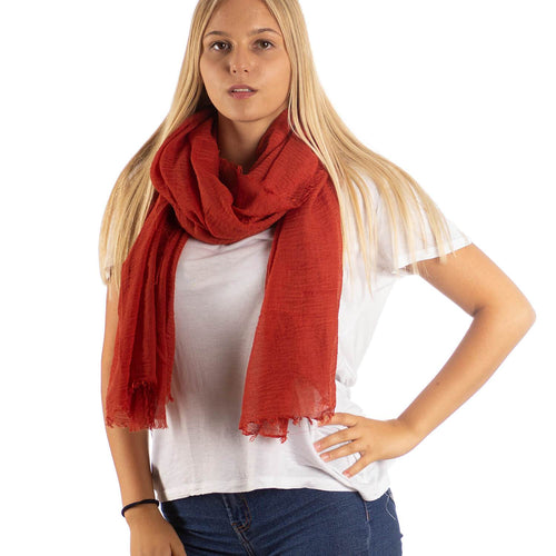 Pashmina Schal in Ruby Red - RIEMTEX