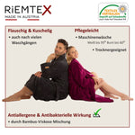 TWIN VELOUR Bademantel Brombeere - RIEMTEX
