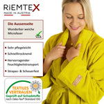 TWIN VELOUR Bademantel Kiwi - RIEMTEX