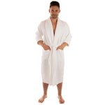 TWIN VELOUR Bademantel Weiß - RIEMTEX